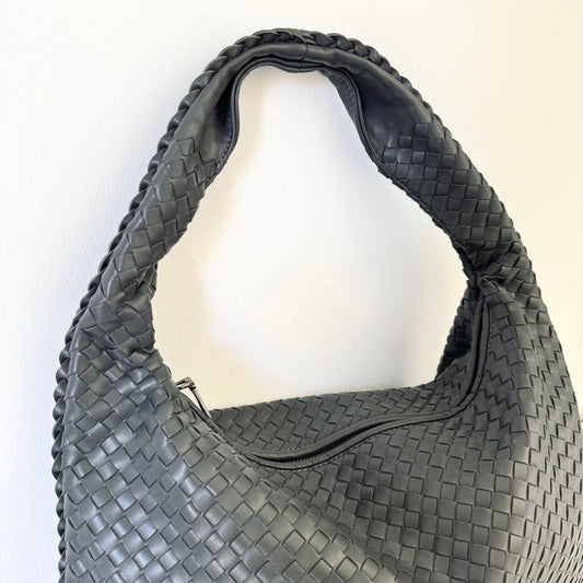 Sac Tressé Maddy gris