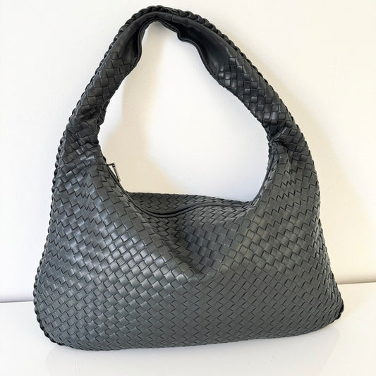 Sac Tressé Maddy gris