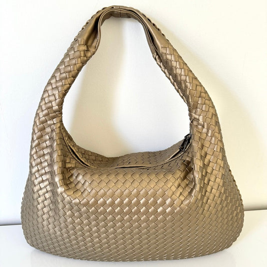 Sac Tressé Maddy gold